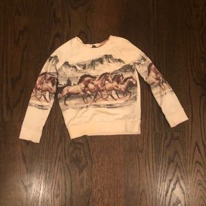 Girls Art Class Horse Sweater